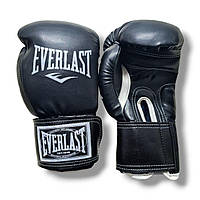 Боксерские перчатки EVERLAST 10 oz комбинированные черные
