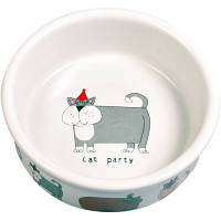 Посуда для кошек Trixie Миска керамическая 200 мл/12 см (в ассортименте) (4011905400815) PZZ
