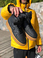 Ботинки Nike Air Forse 1 Black - Yellow 41