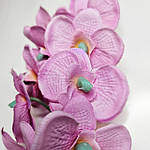 Штучна гілочка орхідеї з тканини, 40 см, фото 4