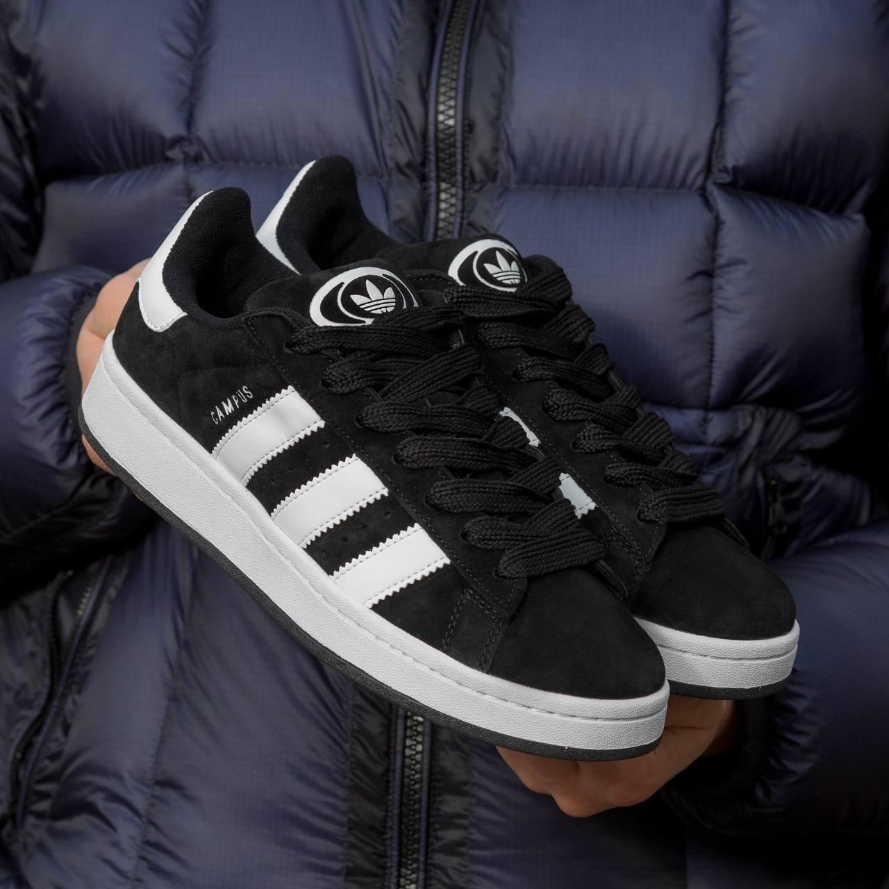 Чоловічі Кросівки Adidas Campus Black White 44-45