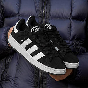 Чоловічі Кросівки Adidas Campus Black White 43-44-45