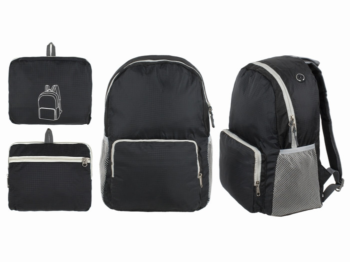 Чорний класичний рюкзак, фото 1