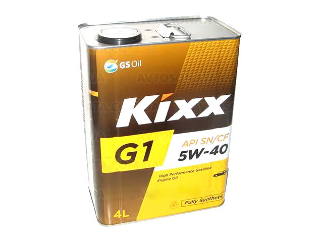 Олива моторна KIXX синтетика G1 5W40 4 л