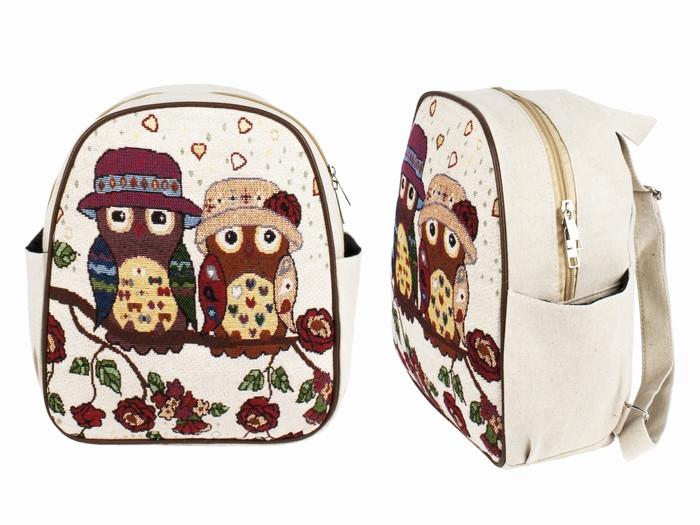 Полотняний гарний рюкзак, фото 1