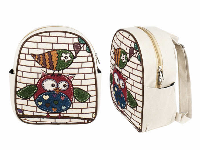 Полотновий рюкзак модний, фото 1