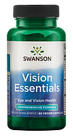 Комплекс для здорового зрения (Vision Essentials) с лютеином и зеаксантином и черникой от Swanson, 60 капсул
