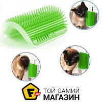 Щетка для вычесывания шерсти для кошек и собак Hagen Catit Self Groom Green Зеленая