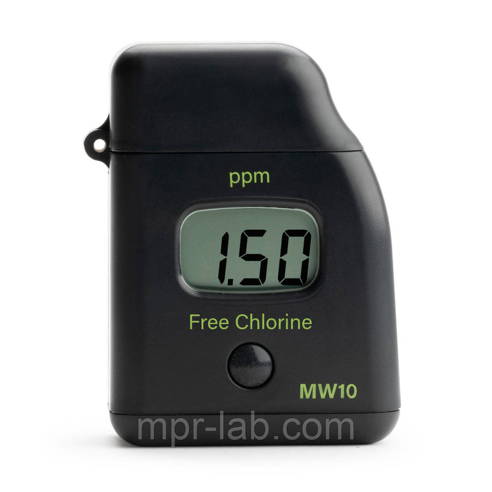 Фотометр Milwaukee MW10 для визначення вільного хлору, 0.00 to 2.50 ppm, Угорщина