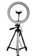 Профессиональная кольцевая лампа 300мм для фото со штативом набор блогера sk2