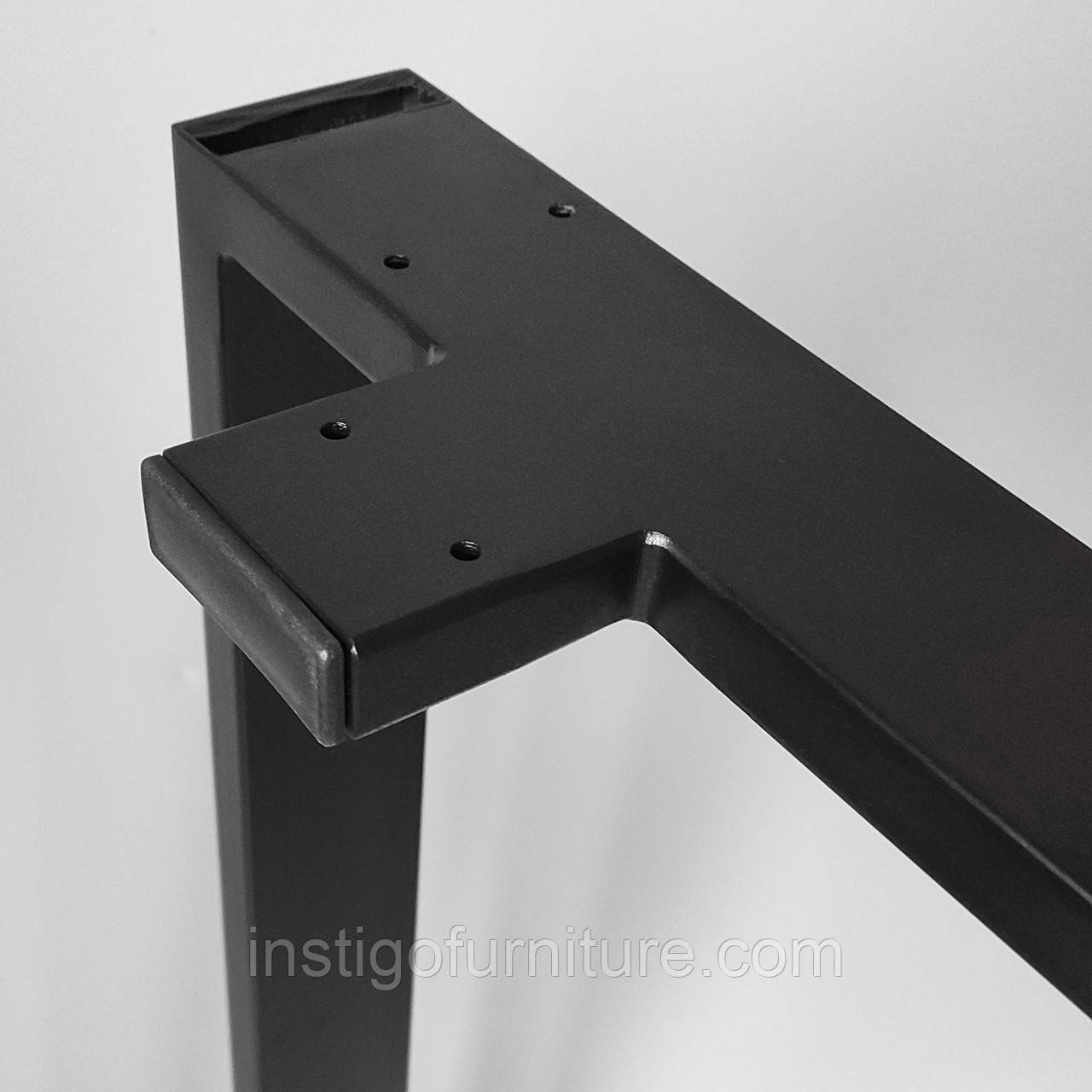 Опора ножка для стола из металла 600×120mm, H=730mm (профильная труба: 40x20mm) - фото 7 - id-p1879383853