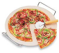 Камень для пиццы Browin с подставкой и ножом 33 см MY, код: 5564139
