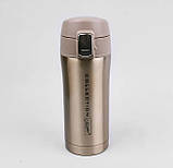 Термос термокухоль вакуумний 320 мл Maestro MR-1641 термочашка для гарячих і холодних напоїв із неіржавкої сталі Go, фото 3