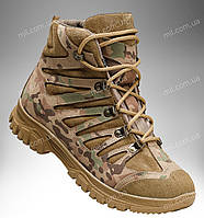 Зимові тактичні черевики / утеплене тактичне взуття на хутрі TELEMARK Mid (camo)
