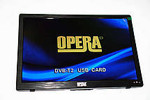 Портативний автомобільний телевізор з т2 12 вольт Hdmi 14.4 дюйма Opera OP-1420, фото 2