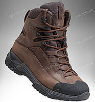 Тактичні зимові черевики / утеплене, армійське взуття на зиму GROM (dark brown)