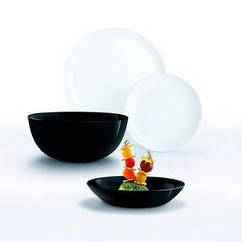 Сервиз LUMINARC DIWALI BLACK & WHITE /19 пр (P4360)