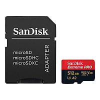 Картка пам'яті 512 ГБ microSDXC UHS-I U3 A2 SanDisk Extreme Pro SDSQXCD-512G-GN6MA