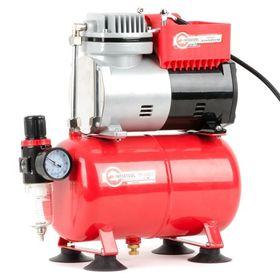 Компресор безоливний 3 л, 0.3 кВт, 220 В, 3.2 атм, 45 л/хв INTERTOOL PT-0001, фото 1