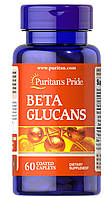 Бета-глюкан, Beta Glucans, Puritan's Pride, 200 мг, 60 капсул
