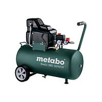 Компресор Metabo Basic 280-50 W OF (1.7 кВт, 280 л/хв, 50 л) (601529000). Оригінал