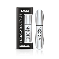 Тушь для ресниц Quiz Cosmetics Icon Mascara "Подкручивание и объем" 9 г