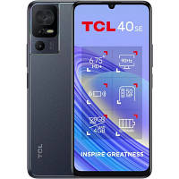 Мобильный телефон TCL 40 SE (T610K2) 6/256GB Dark Grey (T610K2-2ALCPB12) PZZ