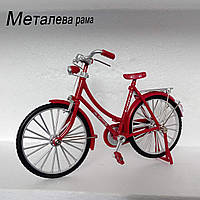 Модель велосипеда коллекционная металлическая. Масштаб 1:10. Фингербайк игрушечный.