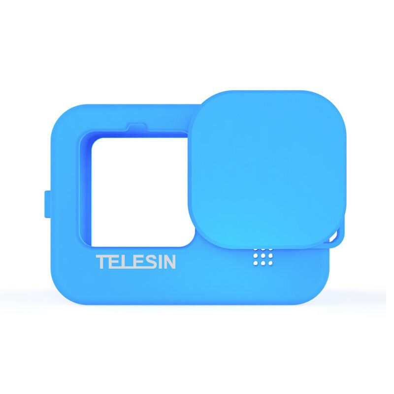 Чохол силіконовий GoPro 12 / 11 / 10 / 9 блакитний Telesin GP-HER-044 (GP-PTC-901)