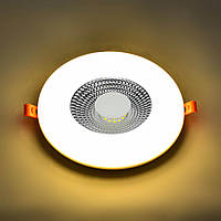 Світильник врізний 12W LED Horoz Electric VALENTINA-12 3000K/6500K білий IP20