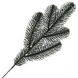 Гілка ялини лита 5-ка зелена 32 см (від 10 шт), фото 2