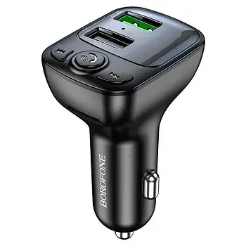 Автомобільний FM модулятор Borofone BC41 з підтримкою Bluetooth FM SD-карти та USB