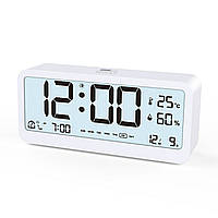 Настільний електронний Lcd годинник Mids на батарейках з автоматичним підсвічуванням.
