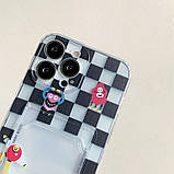 Чехол iPhone 14  Pro (6,1") клетка, фото 3