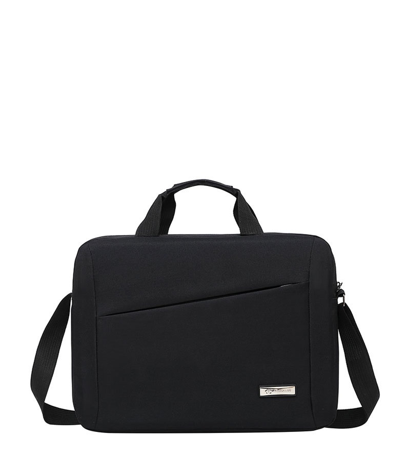 Сумка -портфель для документів та комп`ютера чорна, фото 1