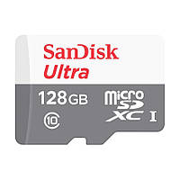 Картка пам'яті 128 ГБ Class 10 microSDXC SanDisk Ultra SDSQUNR-128G-GN6MN