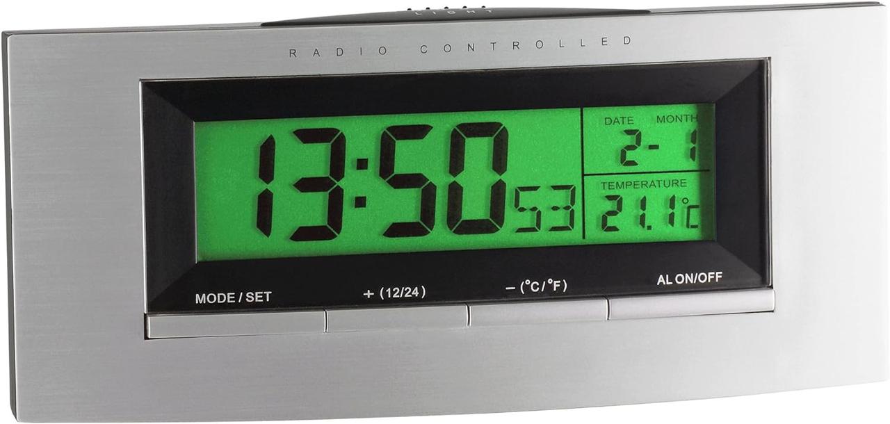 Настільний цифровий годинник з будильником TFA 981030