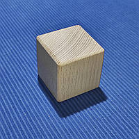 Кубик деревянный 5см, Бук (твердая порода)