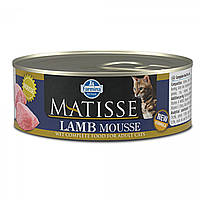 Влажный корм Farmina Matisse Cat Mousse Lamb для взрослых кошек, с ягнёнком, 85 г