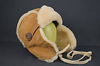 Ugg Hat Aviator Shearling Sheepskin шапка ушанка детская зимняя замша мех овчина цигейка. Оригинал. 4-6 лет.