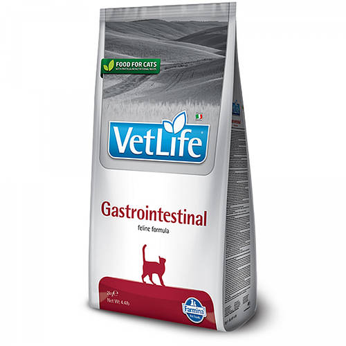 Сухой корм Farmina Vet Life Gastrointestinal для кошек, при заболевании ...