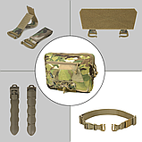 Сумка-напашник зі з'ємним ременем Dozen Front Pouch For Ballistic Protection - Universal (Strap) "MultiCam", фото 6