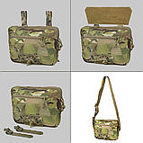 Сумка-напашник зі з'ємним ременем Dozen Front Pouch For Ballistic Protection - Universal (Strap) "MultiCam", фото 7