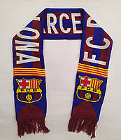 Шалик FK Barcelona/ФК Барселона в'язаний шарф для фанів/