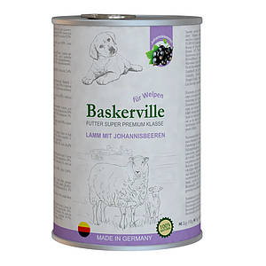 Baskerville Super Premium Lamm Mit Johannisbeeren Ягня та смородина для цуценят 800 г