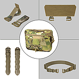 Сумка-напашник з кліпсами Dozen Front Pouch For Ballistic Protection - Universal (Clips) "MultiCam", фото 6