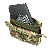 Сумка-напашник з кліпсами Dozen Front Pouch For Ballistic Protection - Universal (Clips) "MultiCam", фото 4