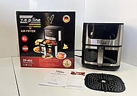 Безоливна електрична фритюрниця на 8 л Zepline ZP-092 3000W, фото 4