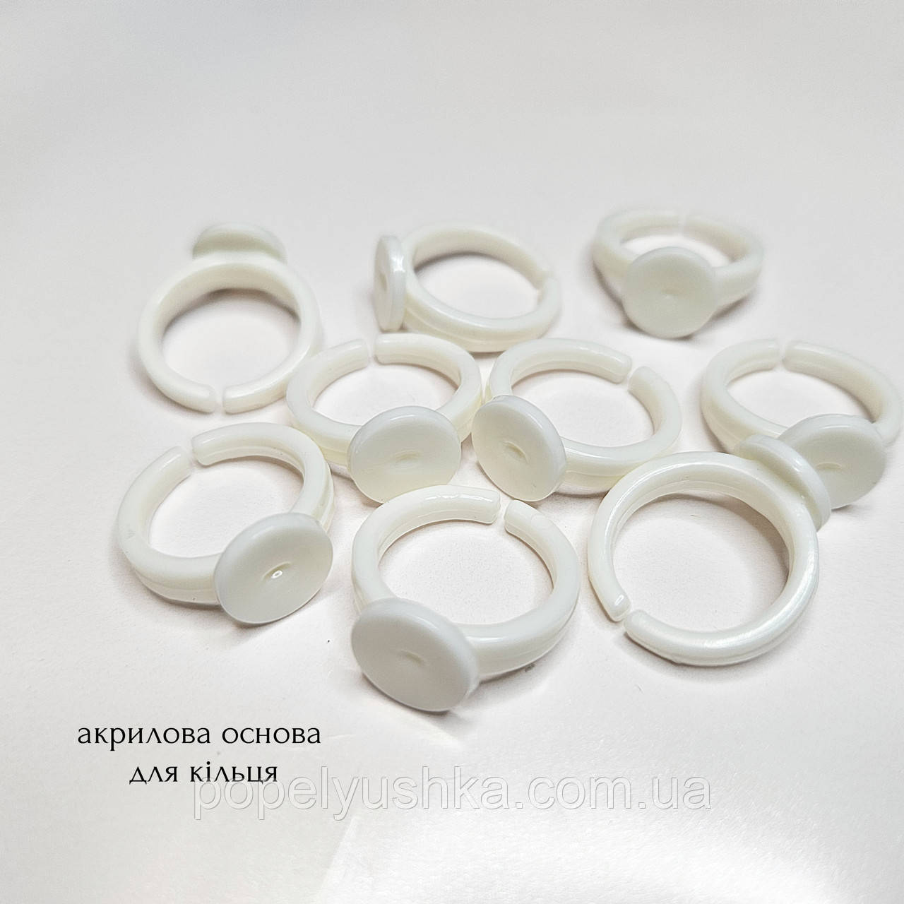 Перстень дитячий Білий, фото 1