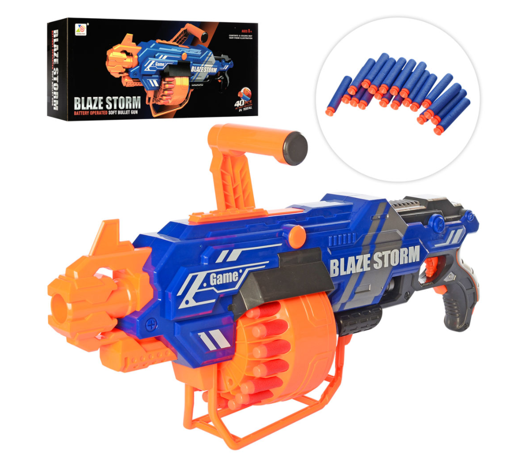 Іграшковий автомат-бластер Blaze Storm ZC7122 м'які кулі присоски